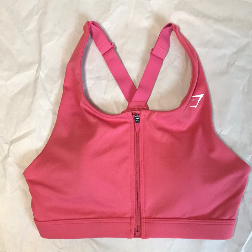 Gymshark zip up sports bra